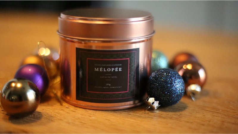 Piccola candela per albero di Natale