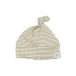 Beanie | Lille rib | Zand - vid