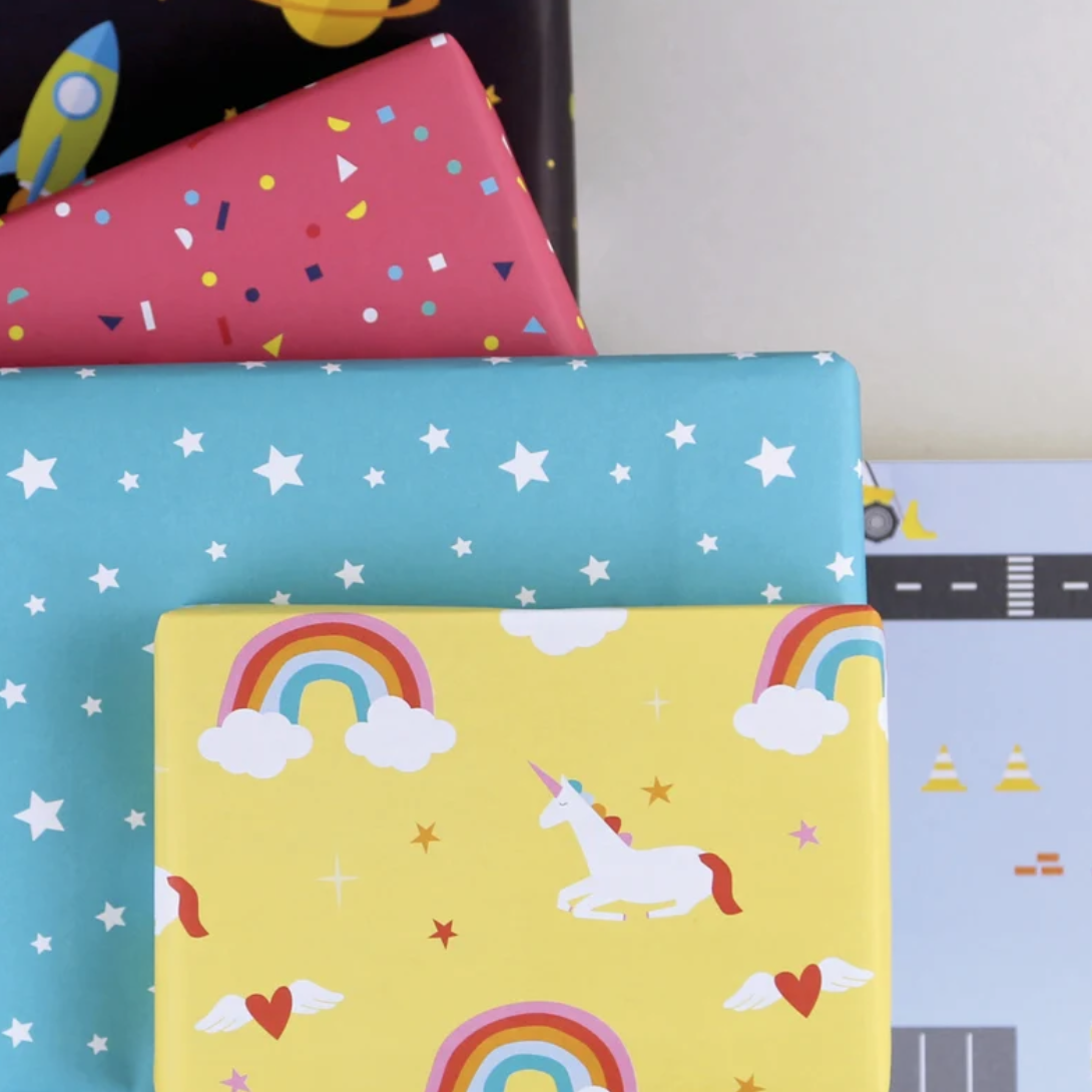 Geschenkpapier Einhorn Paula