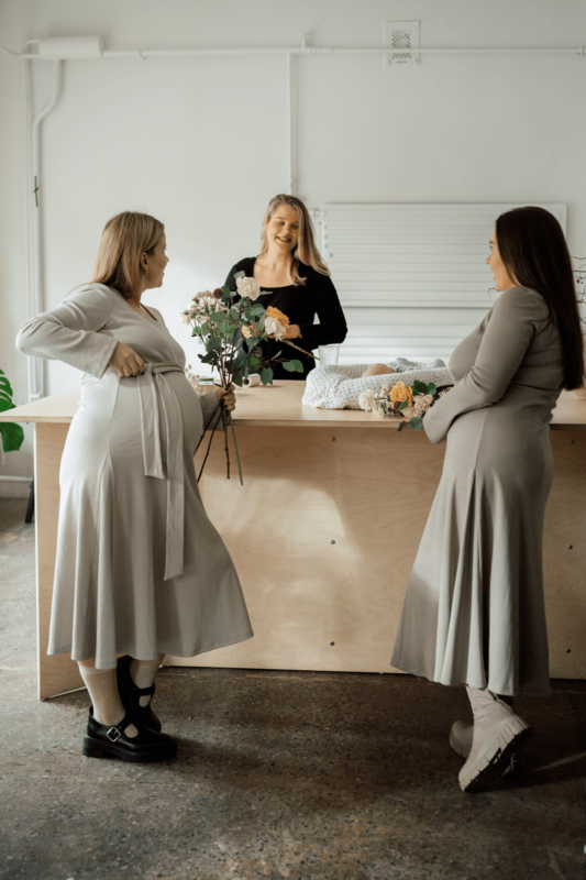 Tisu Maternity & Nursing Dress, nero
