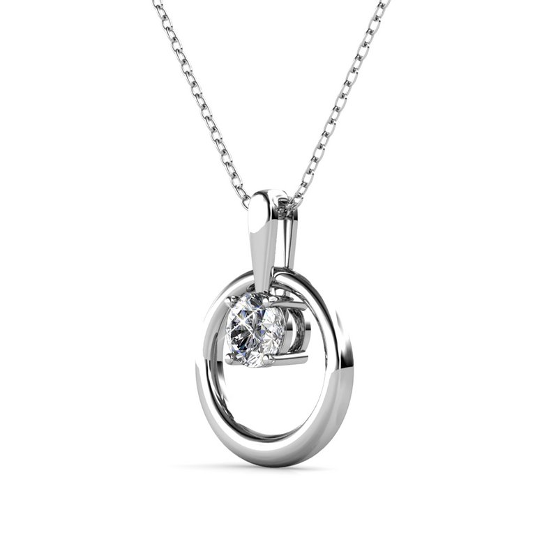 Octavia Pendants - Silver and Crystal