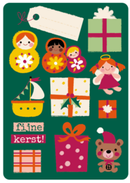 christmas postcards (dutch)