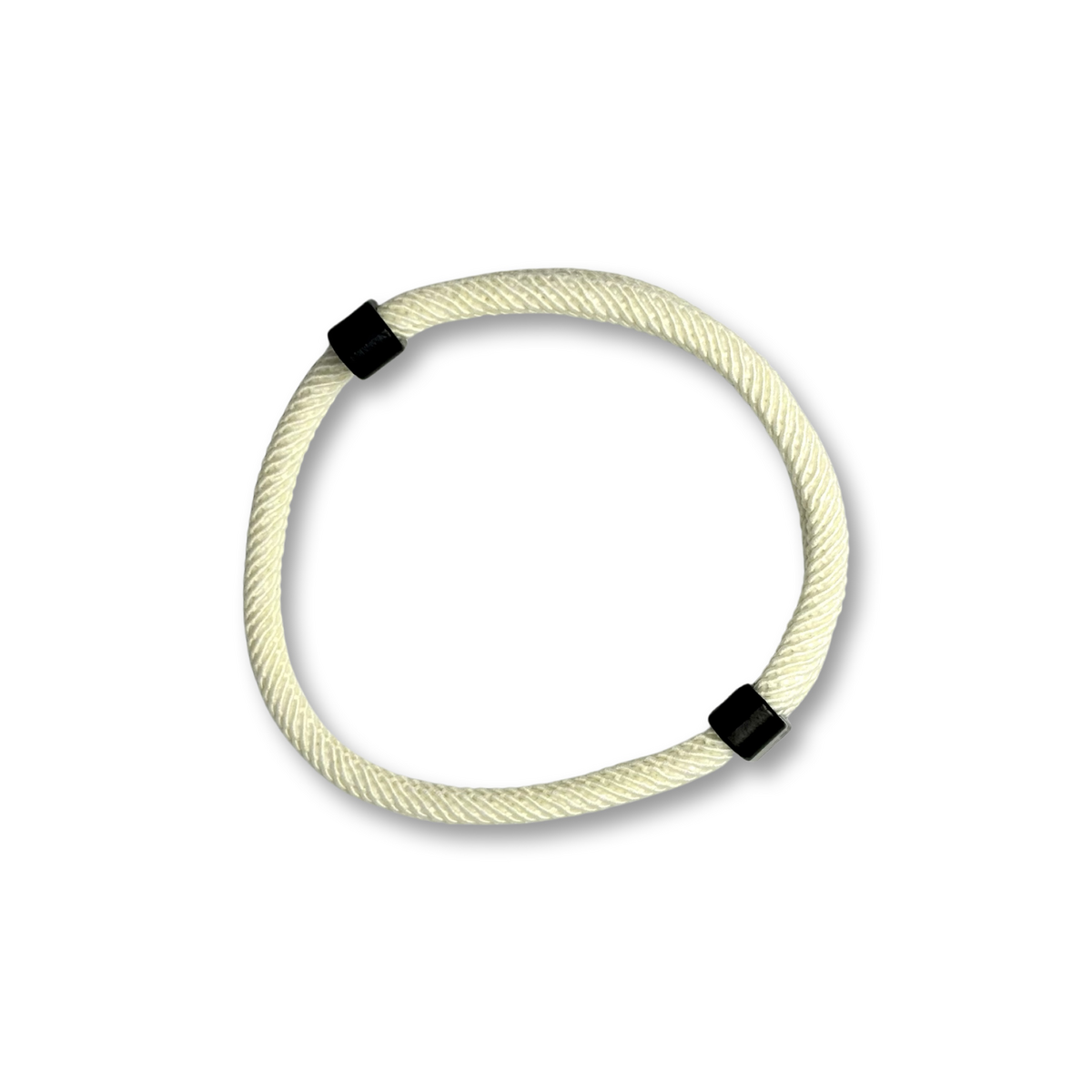 Pulsera de cuerda blanca