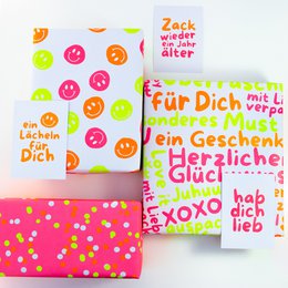Ansichtkaart "Zack weer een jaar ouder" gemaakt van gerecycled papier