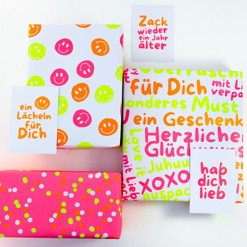 Ansichtkaart "Zack weer een jaar ouder" gemaakt van gerecycled papier