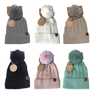 Winter dameshoed »Bommel Cap Nora met teddy» breien hoed met vlechten optica »Winterhoed met bobble