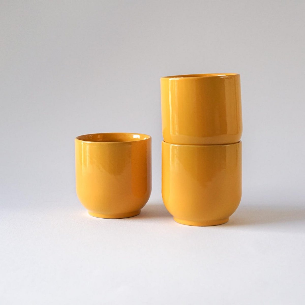 Mug Hollyhock - giallo di fine estate - 200 ml