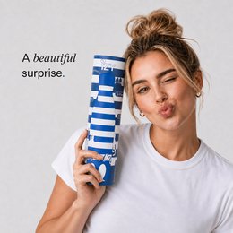 IZY Bottle 500ml x Miffy - Blue/white