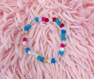 Children's bracelet (16 cm) 4 mm hearts