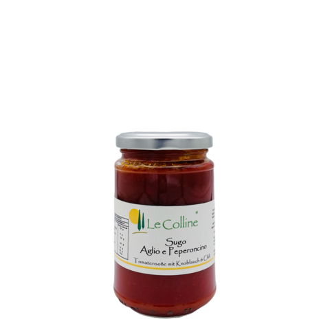 Tomatensoße mit Knoblauch und Chili | 280g