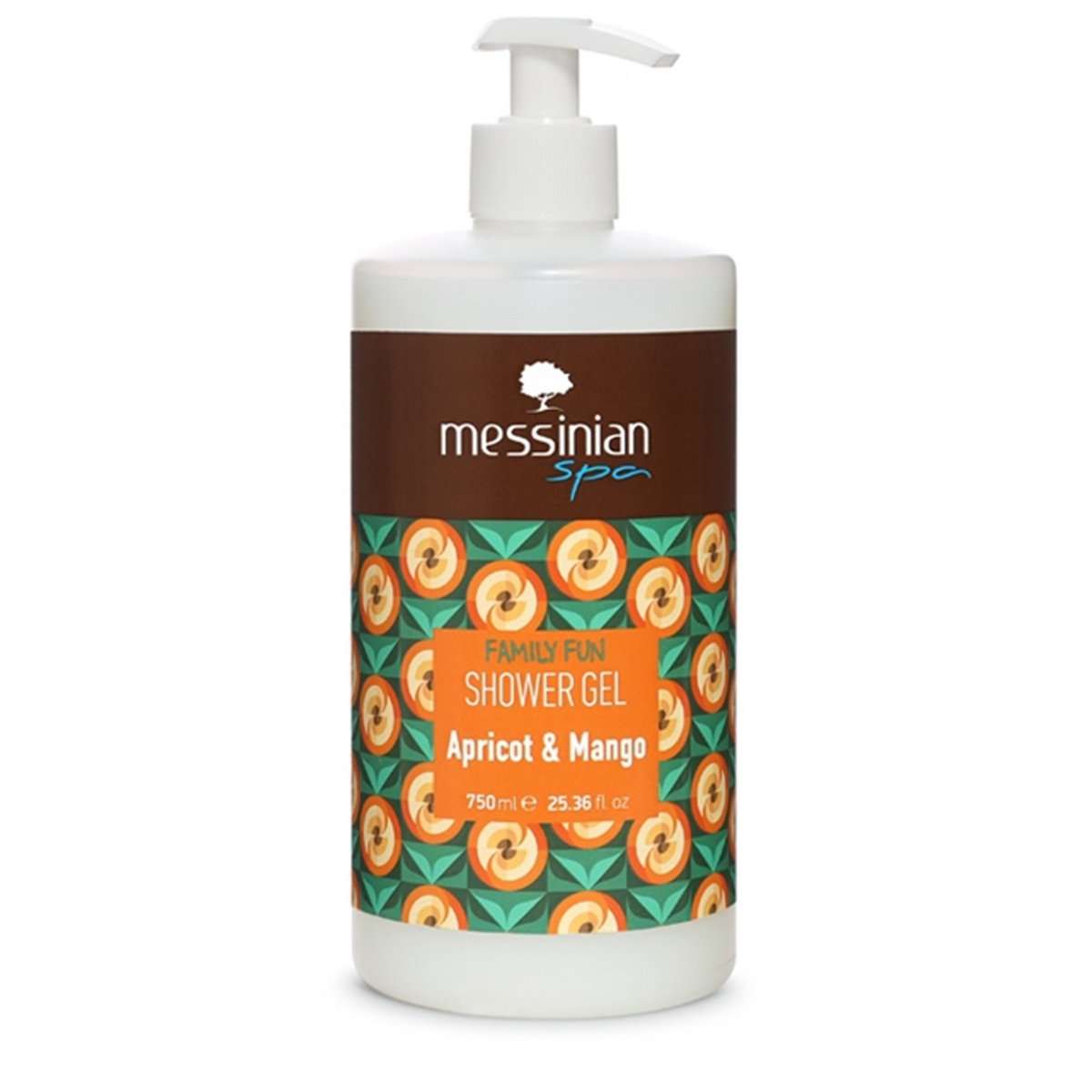 Aprikosen- und Mango-Familien-Duschgel Messinian Spa