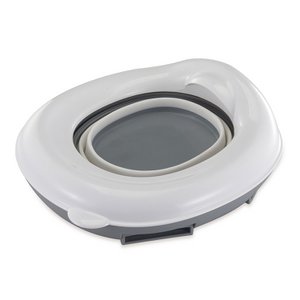 Reductor voor baby wc - wit/grijs
