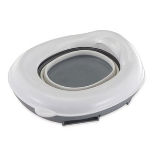 Reductor voor baby wc - wit/grijs