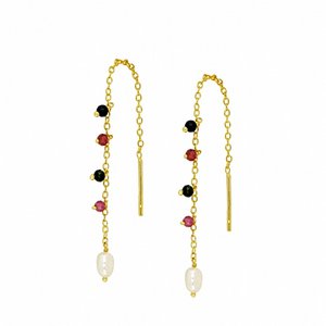 SENA PEARL GOLD EARRINGS