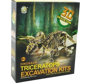 Dinoskelett-Utbikken-Triceratops 23cm