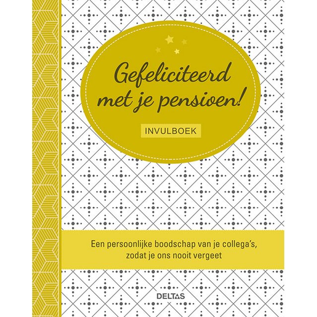 Congratulations on your retirement! fill-in book