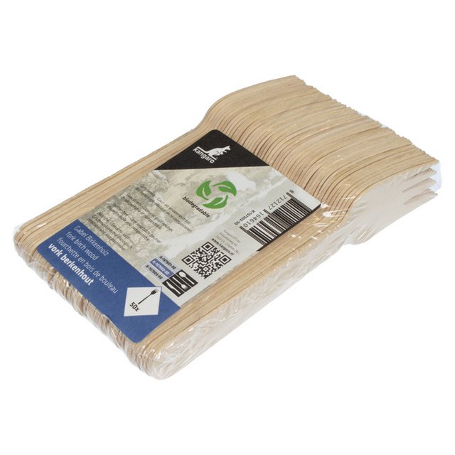 Vork Kangaro hout 160 mm krimp a 50 stuks