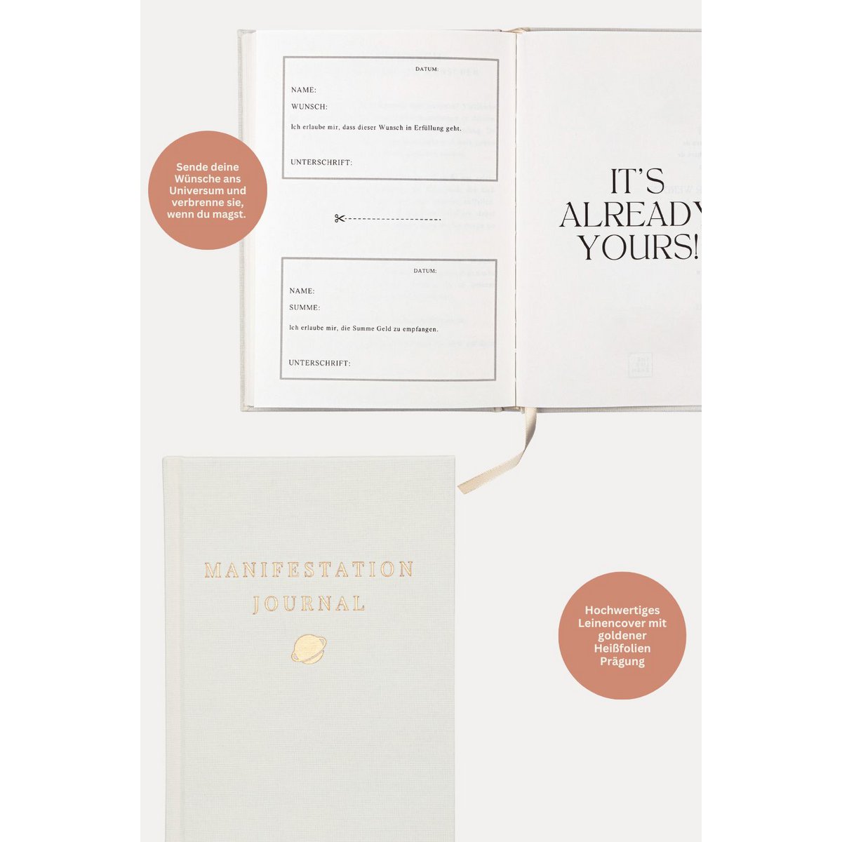 THE LIFE BARN Manifestation Journal deutsch
