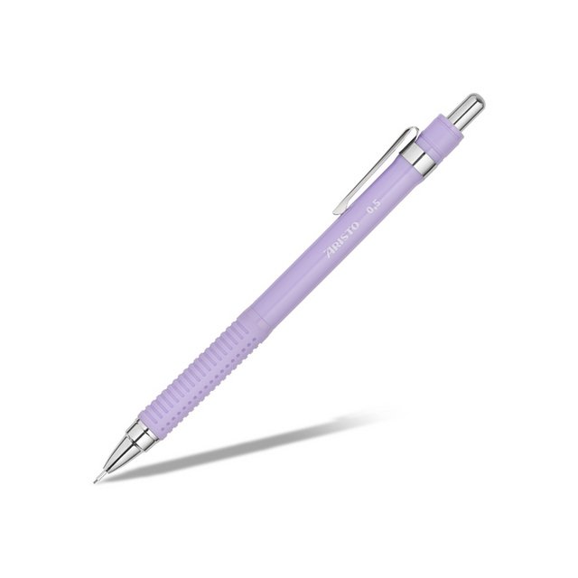 Druckbleistift Aristo Soft Lavender 0,5 Gummigriff, Metallclip