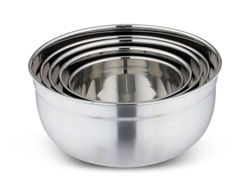 Kitchen bowl set 5 made of stainless steel incl. Lid