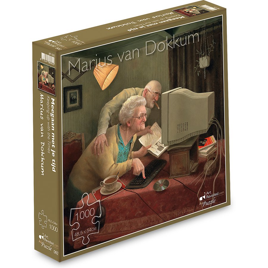 Puzzel - Meegaan met je tijd 48,5x54cm - 1000 pcs