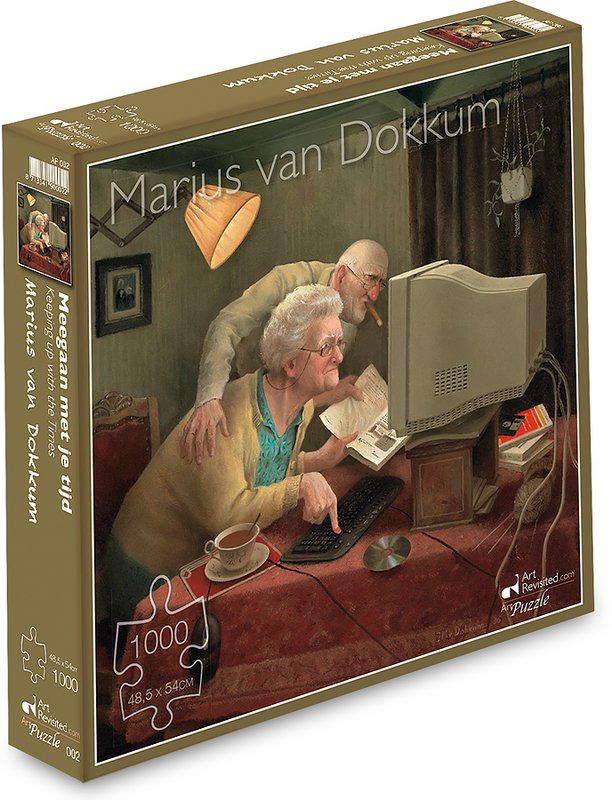 Puzzel - Meegaan met je tijd 48,5x54cm - 1000 pcs