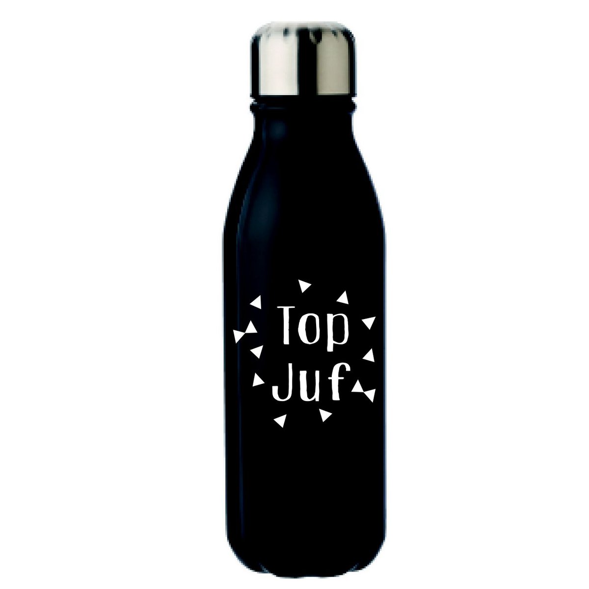Water bottle 'Top Juf' cap metal