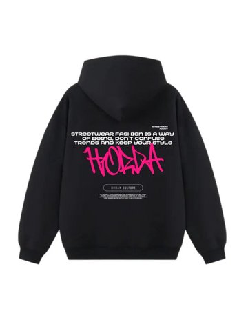 Y2K Fuchsia Boxy Fit Sweatshirt 380g Brushed Cotton | Horda Brand