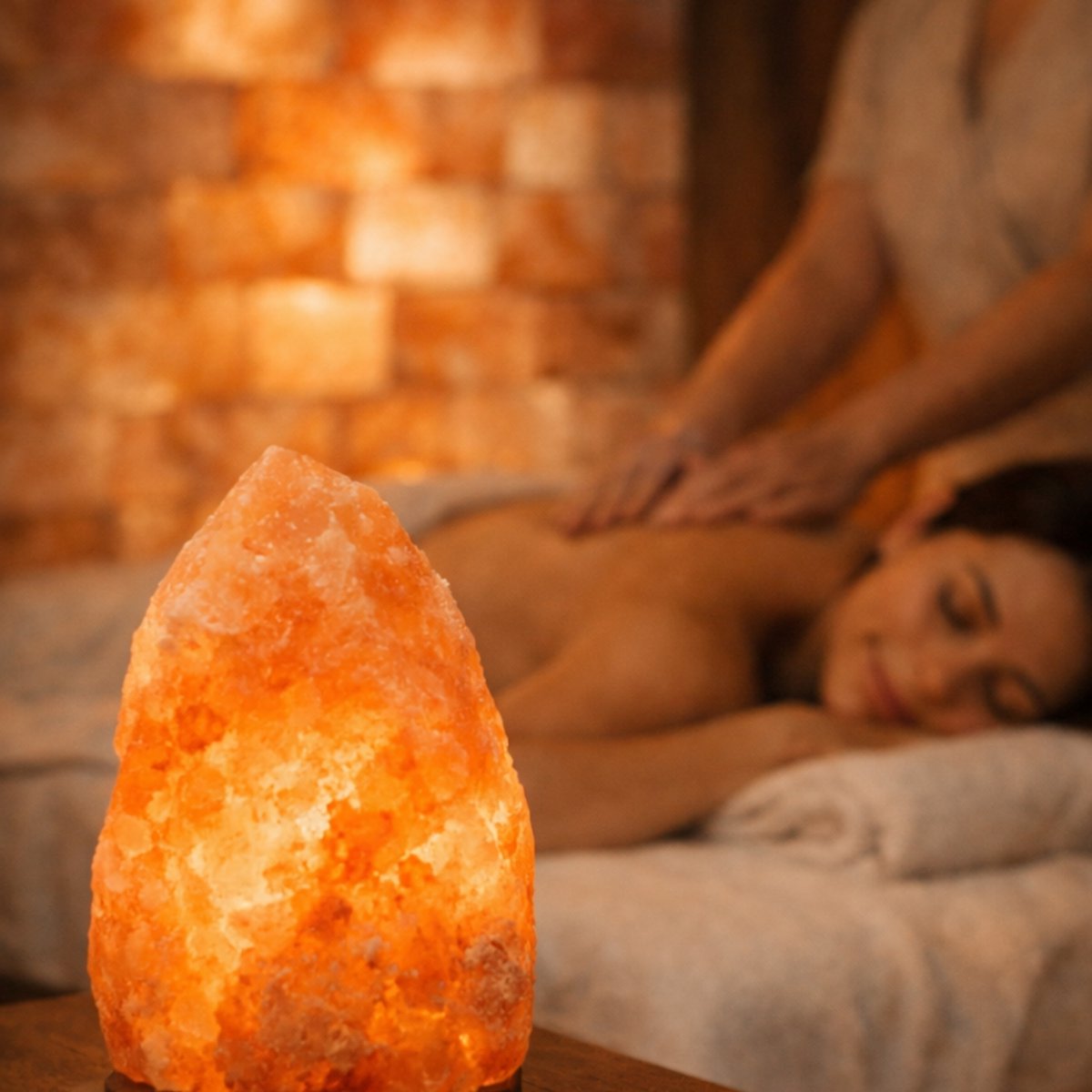 Himalayan Salt Crystal Lamp - 4 to 6 kg - Hand Carved - Gift Idea - Decorative Object