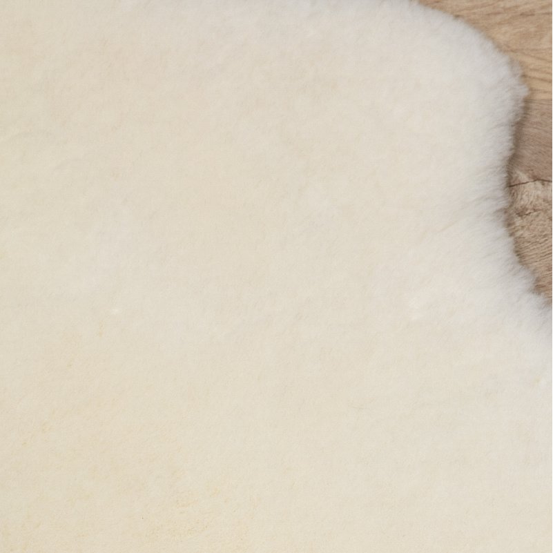 Peau de mouton WOOOL - Blanc médicinal