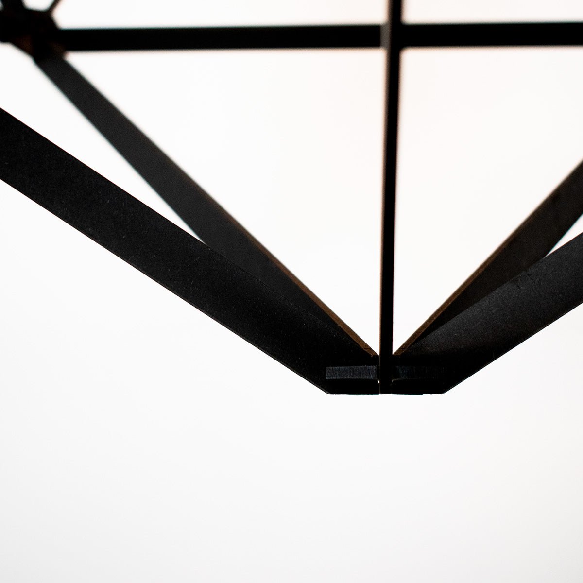 Icosy geometric hanging lamp black