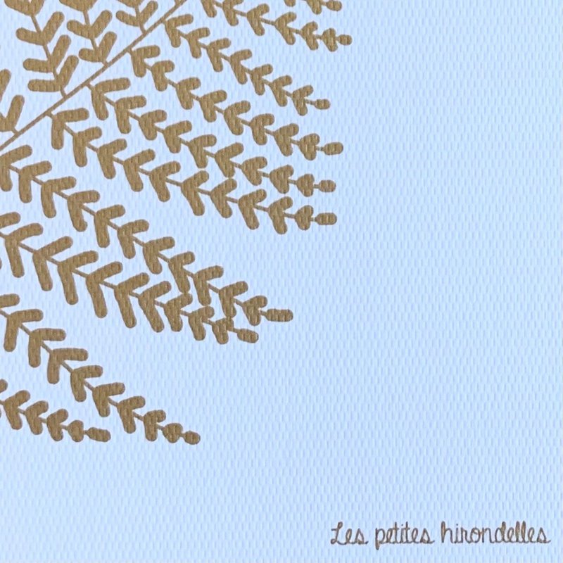 Card - The swallows on the wire