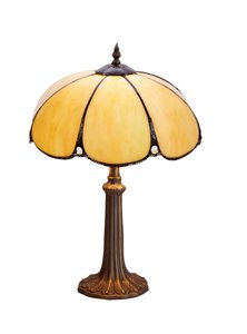 Große Tischleuchte Tiffany Durchmesser 30cm Virginia Serie LG212600P