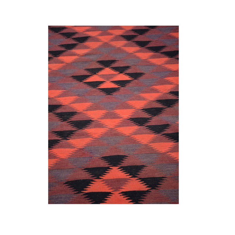 Tapis Kilim Tapisserie Vintage en Laine