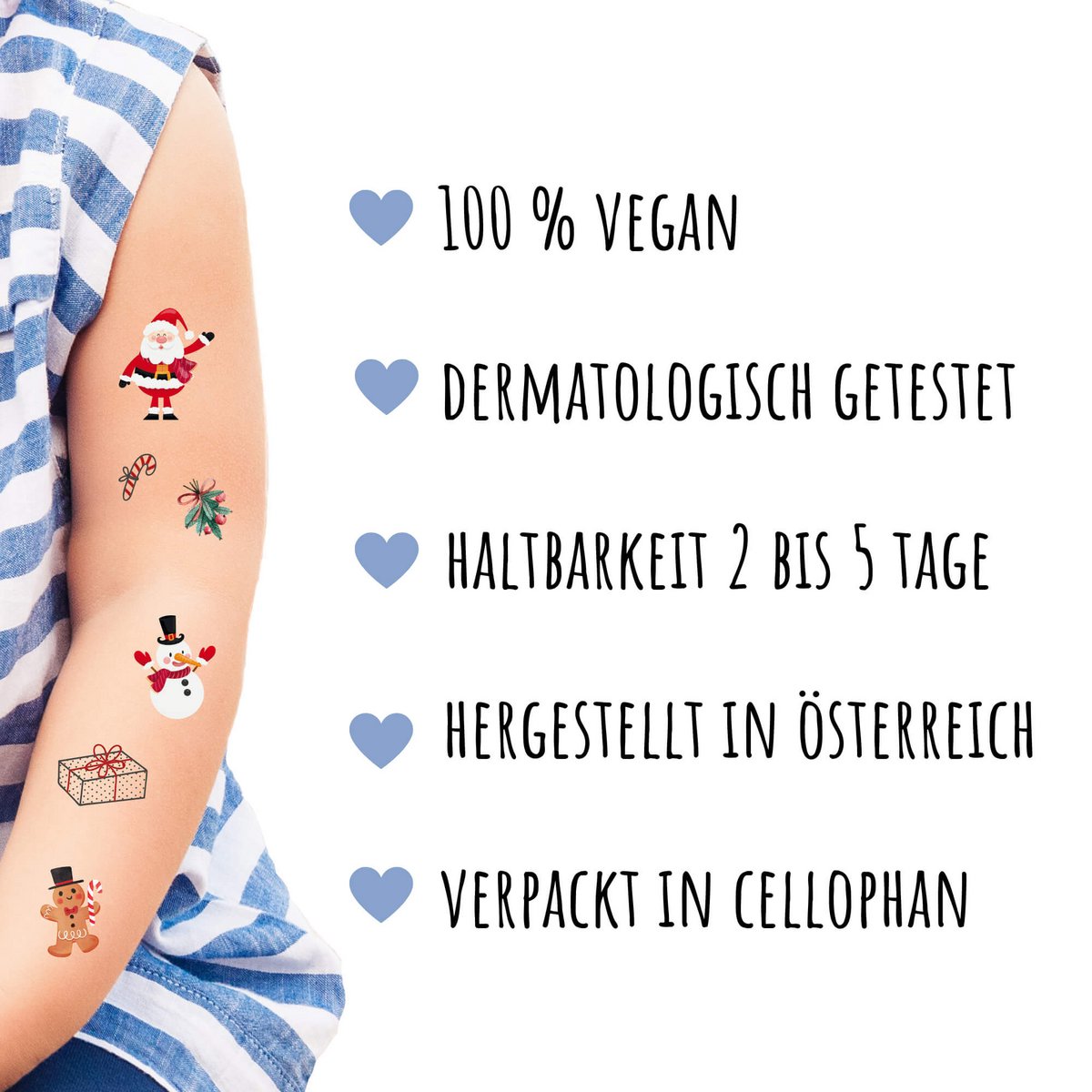 Tatuaggi per bambini - motivo "Natale"