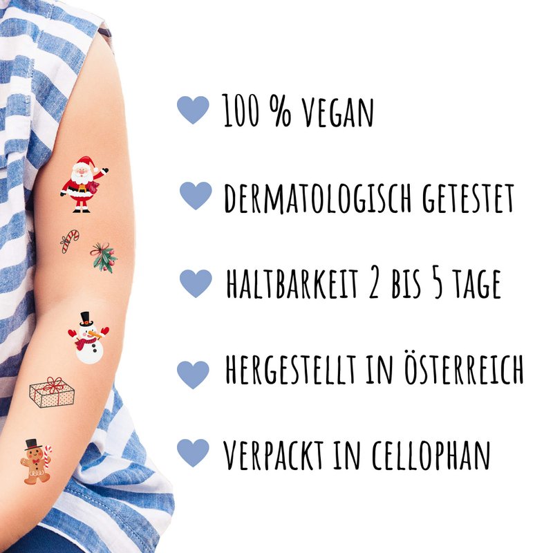 Børnetatoveringer - motiv "Jul"