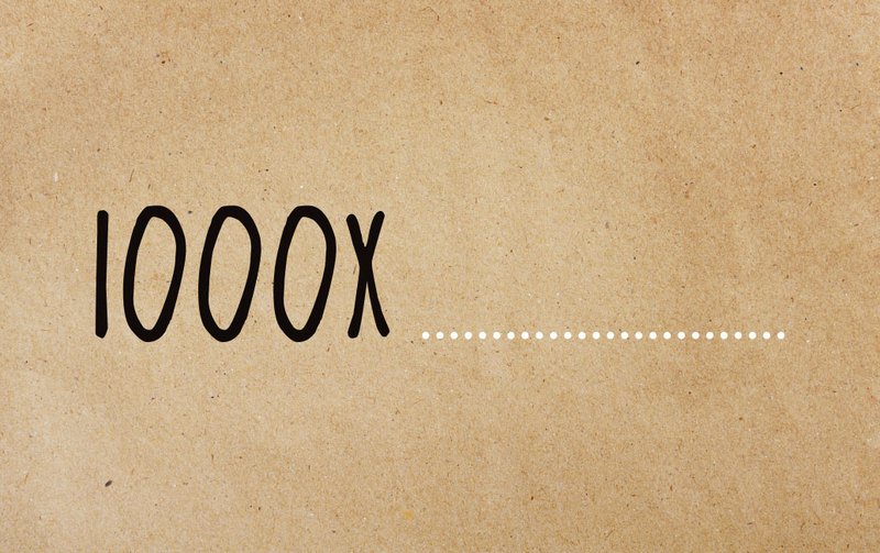 1000X
