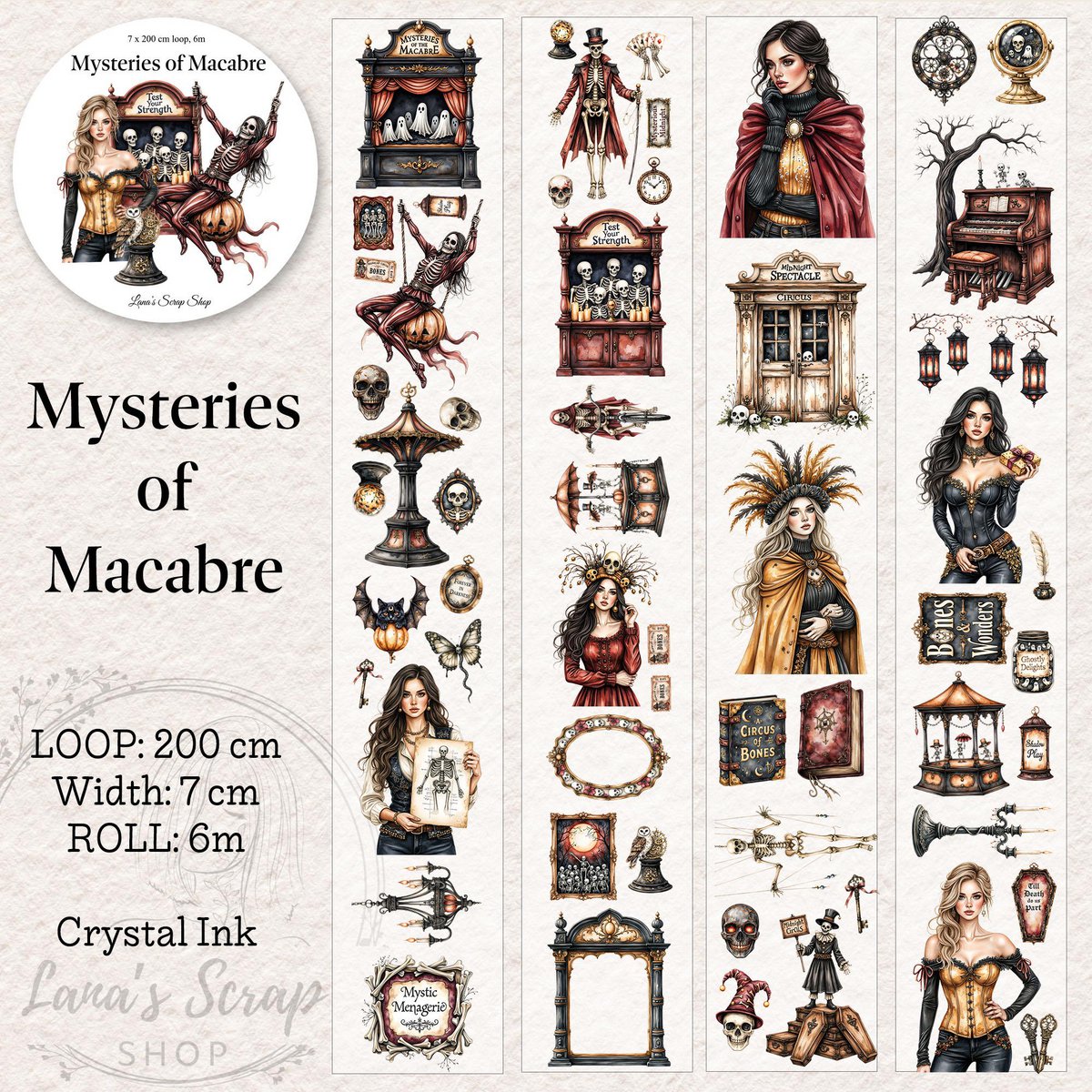 Mysteries of Macabre – PET-Klebeband
