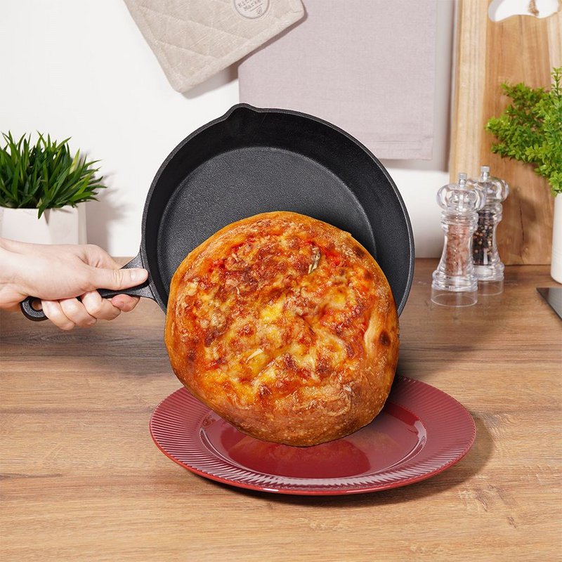 Sartén freír litina de hierro fundido 25 cm