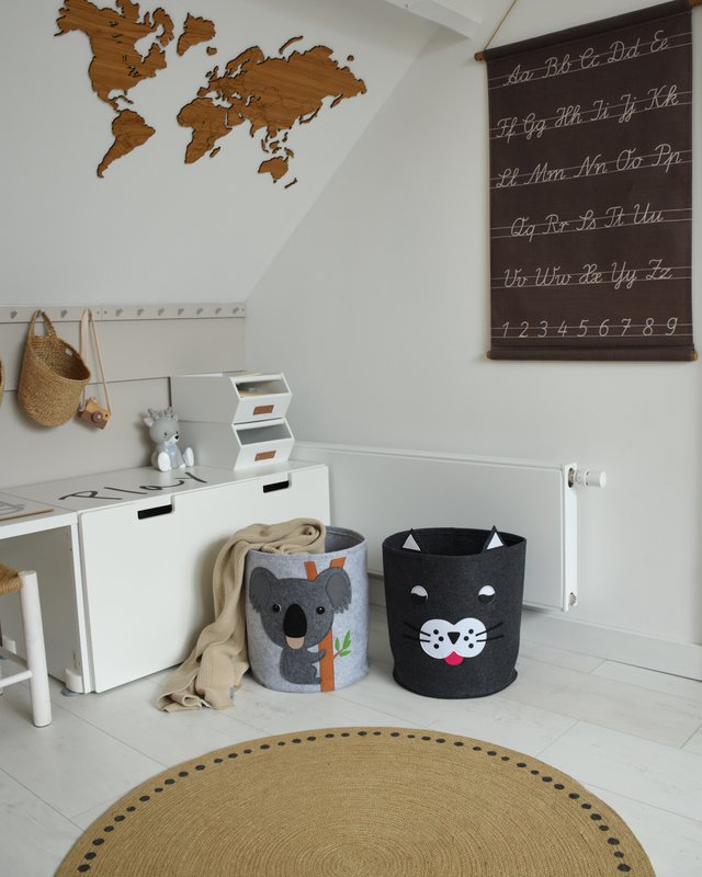 Storage Basket Children's Room - Cat