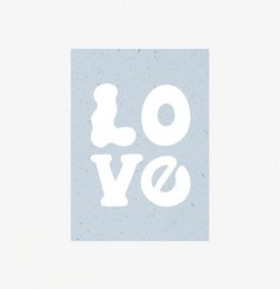 Carte postale / Amour Bleu