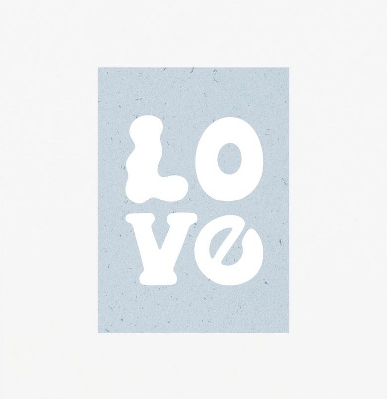Carte postale / Amour Bleu