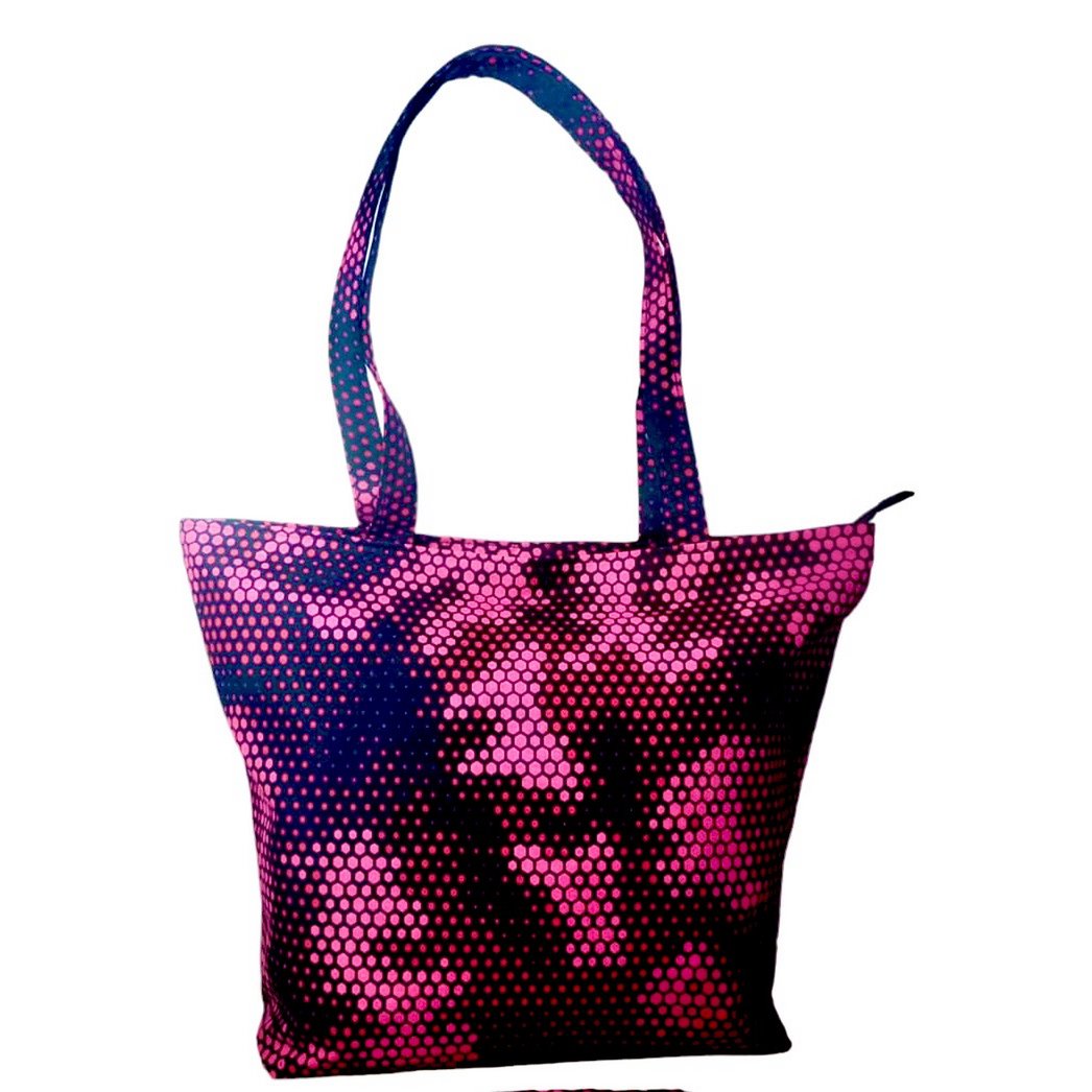 Kitenge - Torba materiałowa - Fuksja