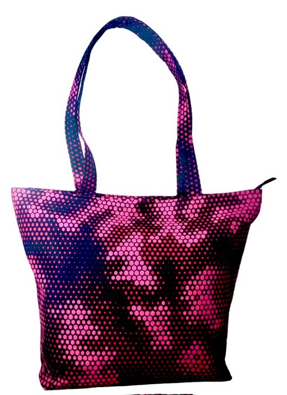Kitenge - Torba materiałowa - Fuksja