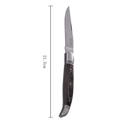 Laguiole Heritage foldekniv i gråt Pakka-træ