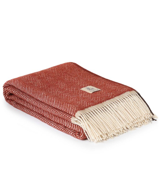 Wool Throw Blanket Denver Terra