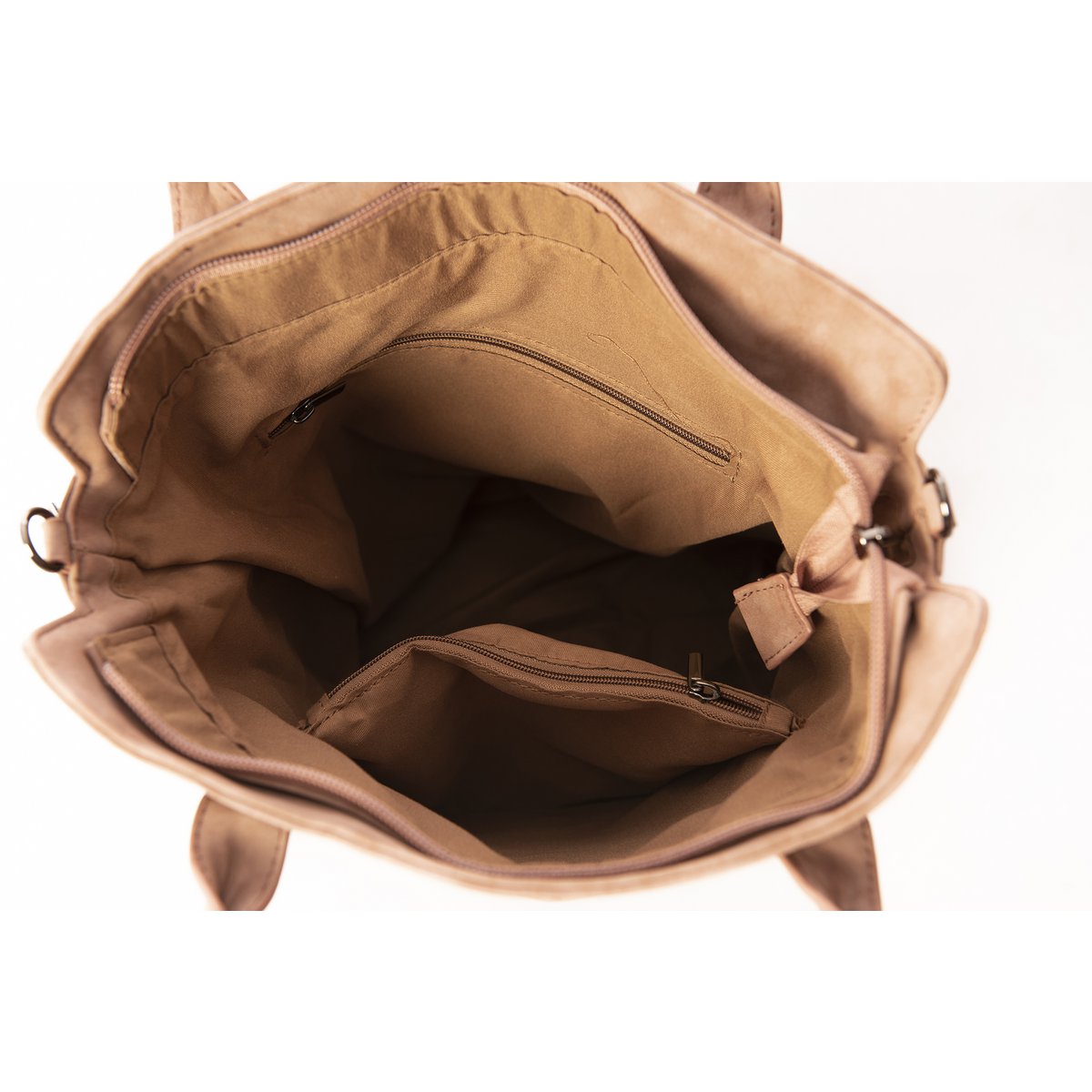 hand/shoulder bag dark brown curvy