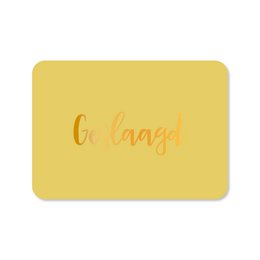 Greeting card Passed (with gold foil) - sale