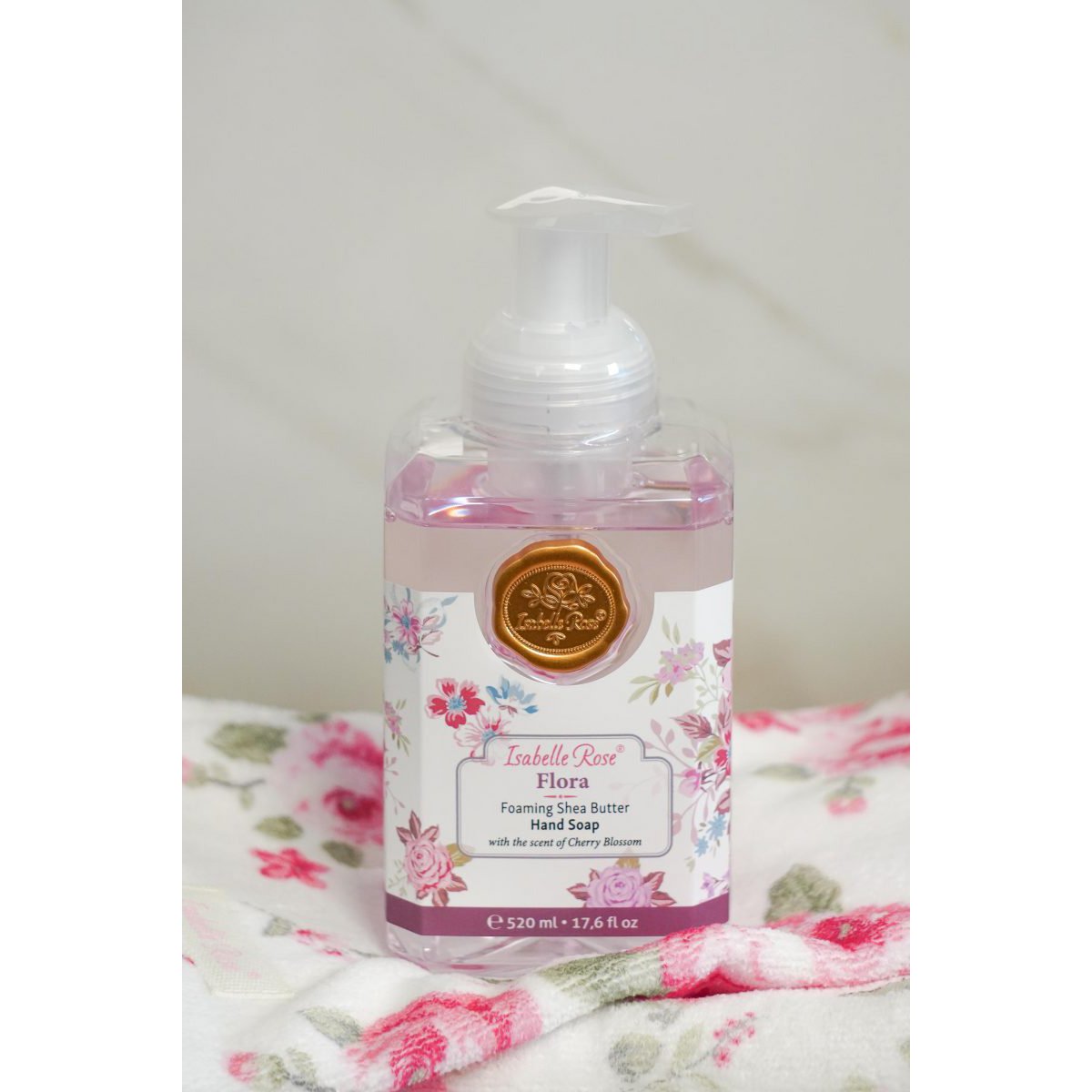 Schäumende Sheabutterseife Flora 520 ml Isabelle Rose