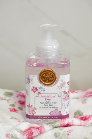 Schäumende Sheabutterseife Flora 520 ml Isabelle Rose